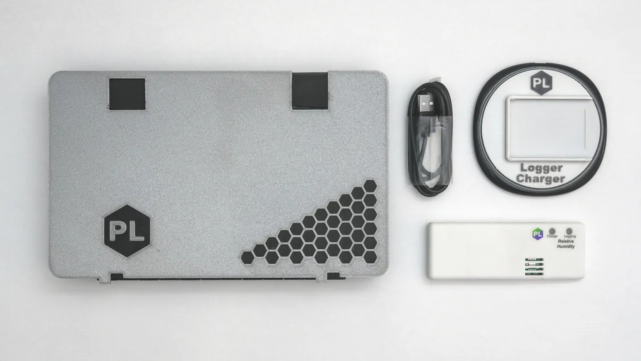 Photo of unboxed data logger